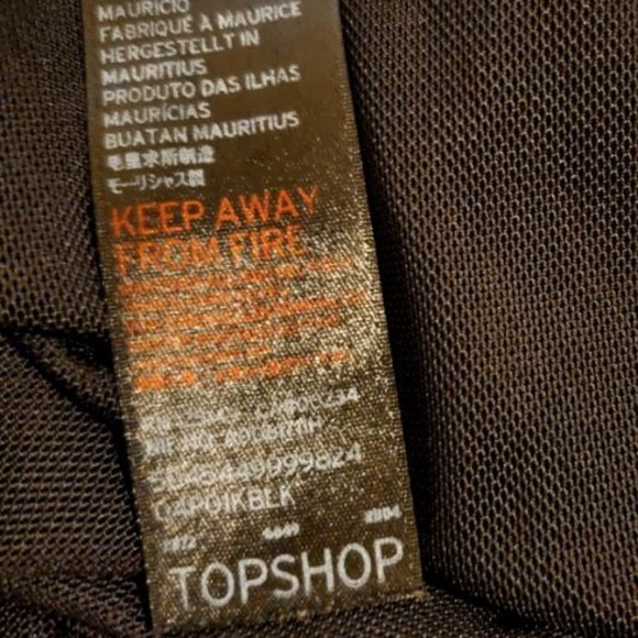 Topshop Mesh T-Shirt in Black - Picture 6 of 7